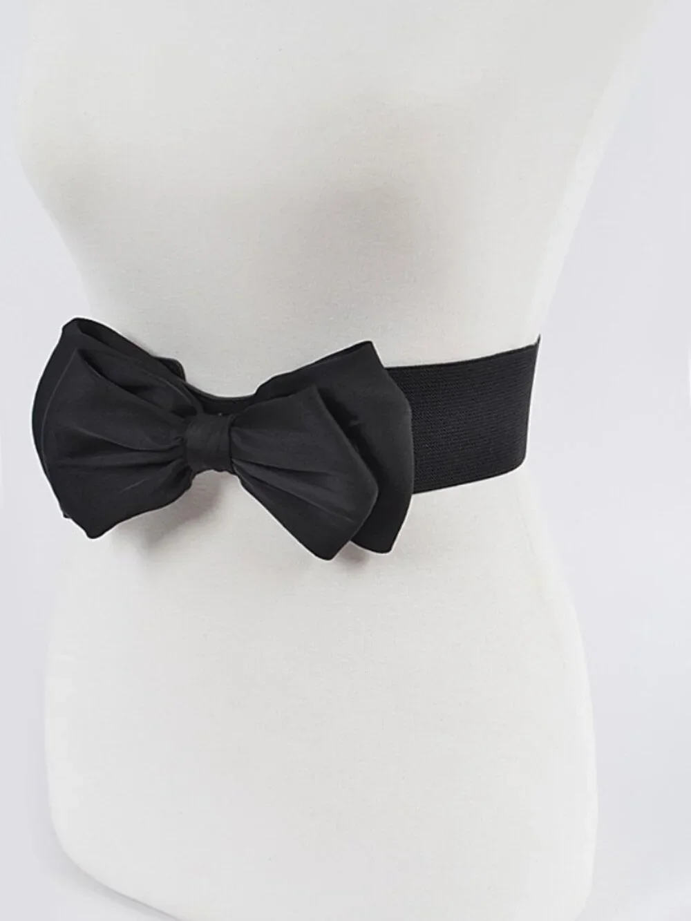 BNWT Brand New 3D Classy Bow Tie Novelty Elastic Belt Stretch Belt